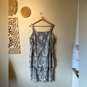 RM Richards womens large wedding brides mom lace dress